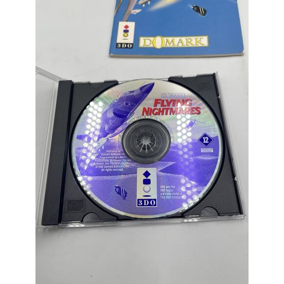 Flying Nightmares 3DO OVP Longbox With Game & Manual - Picture 8 of 13